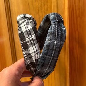 Plaid headbands